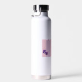 Pansy Flower Water Bottle Waterfles (Rechts)