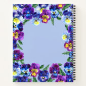  Pansy Flowers Christelijke Scriptcadeautjes Notitieboek (Achterkant)