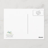 Pansy Flowers en Delicate Doily Briefkaart (Achterkant)