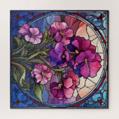 Pansy Flowers Puzzel (Horizontaal)