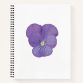 Pansy Focus Floral Notitieboek (Voorkant)