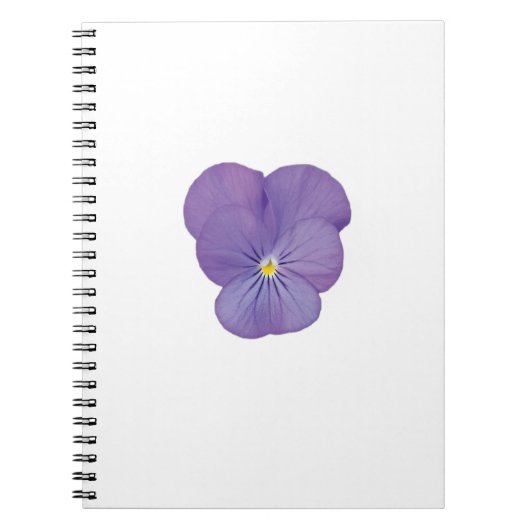 Pansy Focus Floral Notitieboek (Voorkant)