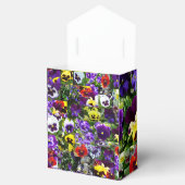 Pansy Fotocollage: Kaleidoscoop van Bloemschoonhei Bedankdoosjes (Geopend)