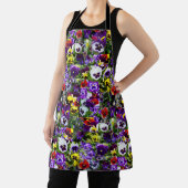 Pansy Fotocollage: Kaleidoscoop van Bloemschoonhei Schort (Insitu)