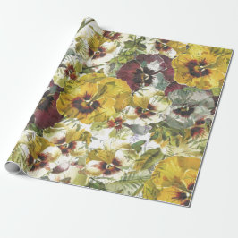 Pansy Garden Decoupage/Cadeaupapier Cadeaupapier