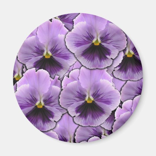 Pansy Garden Magneet (Voorkant)