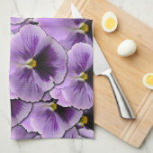 Pansy Garden Theedoek (Quarter Fold)