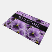 Pansy Garden Welkom Deurmat (Schuin)