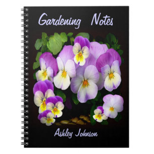 Pansy Gepersonaliseerd Notitieboek