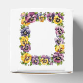 Pansy geschenkdoos bedankdoosjes (Bovenkant)