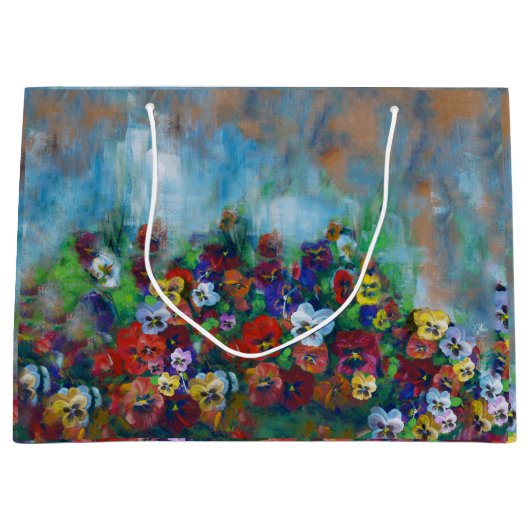 Pansy Gift Bag Groot Cadeauzakje (Voorkant)