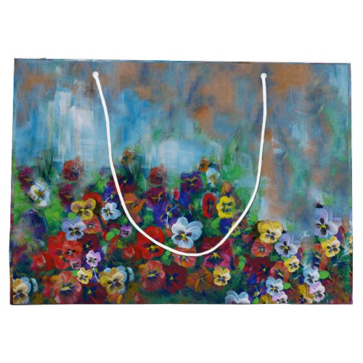 Pansy Gift Bag Groot Cadeauzakje (Achterkant)