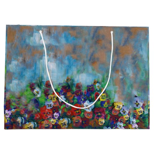 Pansy Gift Bag Groot Cadeauzakje (Achterkant)