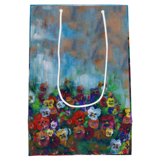 Pansy Gift Bag Medium Cadeauzakje (Achterkant)