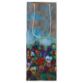 Pansy Gift Bag Wijn Cadeautas (Voorkant)