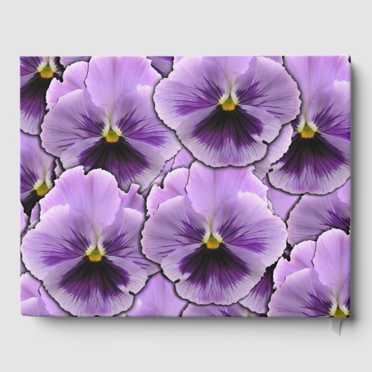Pansy Guest Book Gastenboek (Achterkant)