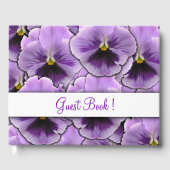 Pansy Guest Book Gastenboek (Voorkant)