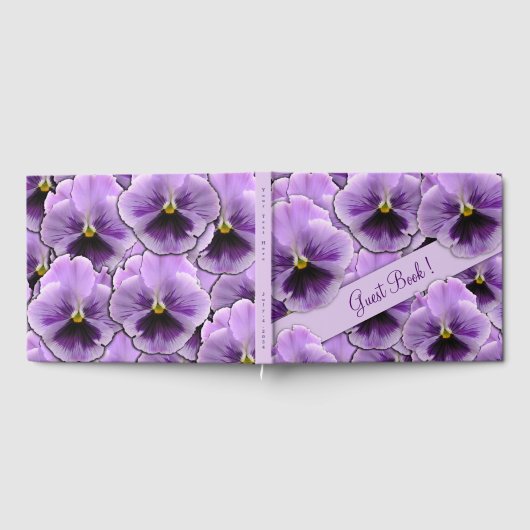 Pansy Guest Book Gastenboek (Volledig)