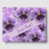 Pansy Guest Book Gastenboek (Voorkant)