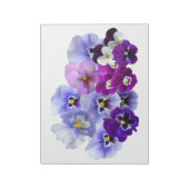 Pansy Isolated Violet Natuur Flower Violet Family. Notitieblok (Linkerzijde)