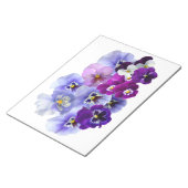 Pansy Isolated Violet Natuur Flower Violet Family. Notitieblok (Schuin)