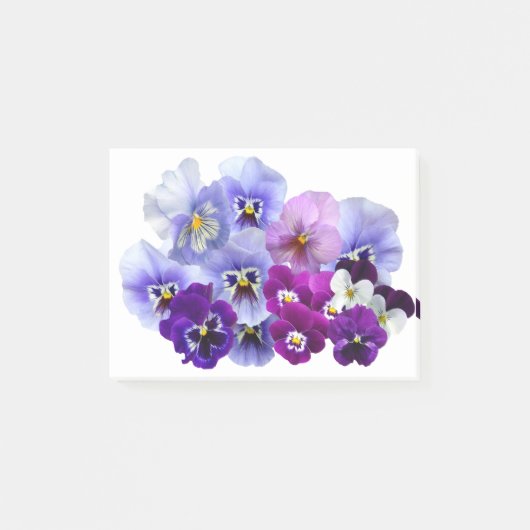 Pansy Isolated Violet Natuur Flower Violet Family. Post-it® Notes (Voorkant)