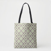 Pansy Lattice All over print tote. Tote Bag (Voorkant)
