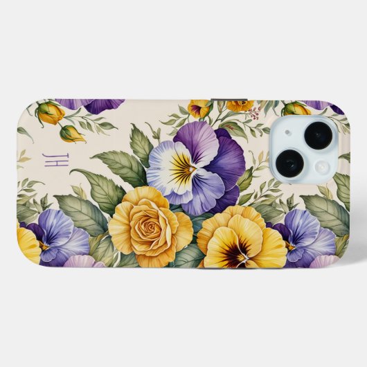 Pansy Lovers Glorious Case-Mate iPhone Case (Achterkant (horizontaal))