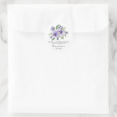 Pansy Memorial Funeral Seed Packet Ronde Sticker (Tas)