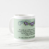 Pansy Moederdag Koffiemok (Voorkant links)