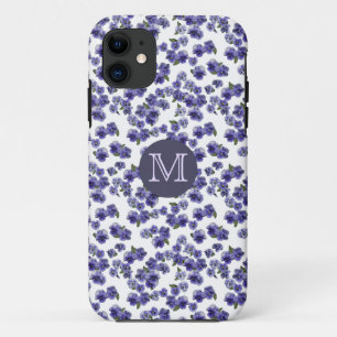 Pansy Monogram iPhone Hoesje