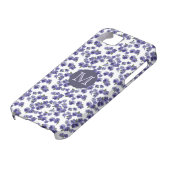 Pansy Monogram iPhone Hoesje (Onderkant)