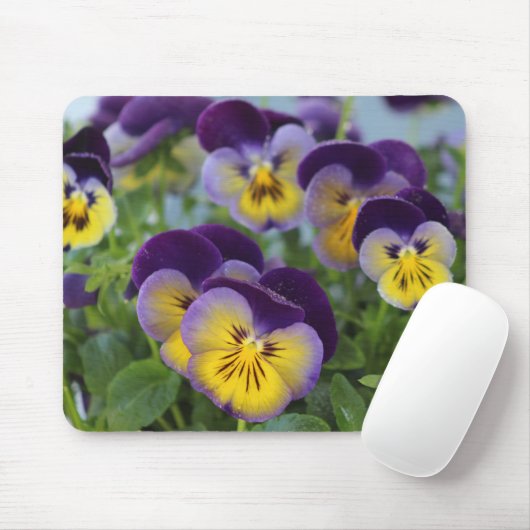 Pansy mousepad muismat (Met muis)