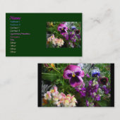 Pansy n' vrienden Visitekaartjes (Voorkant / Achterkant)