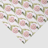 Pansy on White Background 2 Tissuepapier (Detail)