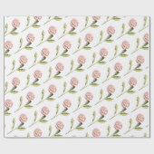 Pansy on White Background Cadeaupapier (Vlak)