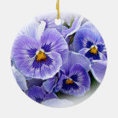 Pansy Ornament - Roze Paars - Alle oecasties (Achterkant)