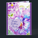 Pansy Pansies Paarse Bloem Verjaardag Meisjes Naam Kaart<br><div class="desc">Iris Irist Paars Flower Floral design,  met een volledig aanpasbare naam. Ontworpen uit een van mijn originele foto's in de bloemtuin en mijn originele schrijfwerk,  geniet van!</div>