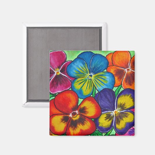 Pansy Parade Magnet (Voorkant / Achterkant)