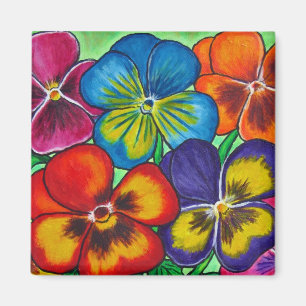 Pansy Parade Magnet