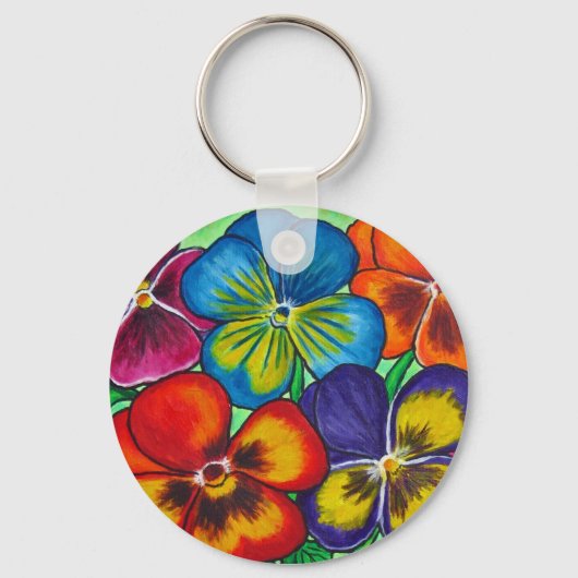 Pansy Parade Sleutelhanger (Voorkant)