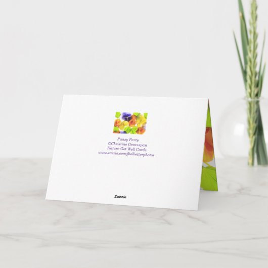 Pansy Party krijgt goed Kaart (Achterkant)