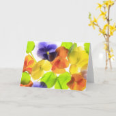 Pansy Party krijgt goed Kaart (Gele Bloem)