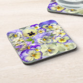 Pansy Pastel # 2~ Onderzetters (Linkerzijde)