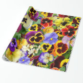 Pansy Patchwork Cadeaupapier (Uitgerold)
