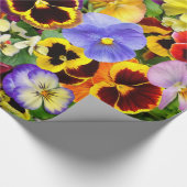 Pansy Patchwork Cadeaupapier (Hoek)