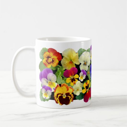 Pansy Patchwork Koffiemok (Links)