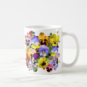 Pansy Patchwork Koffiemok