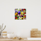 PANSY PATCHWORK ~ PRINT/POSTER POSTER (Keuken)