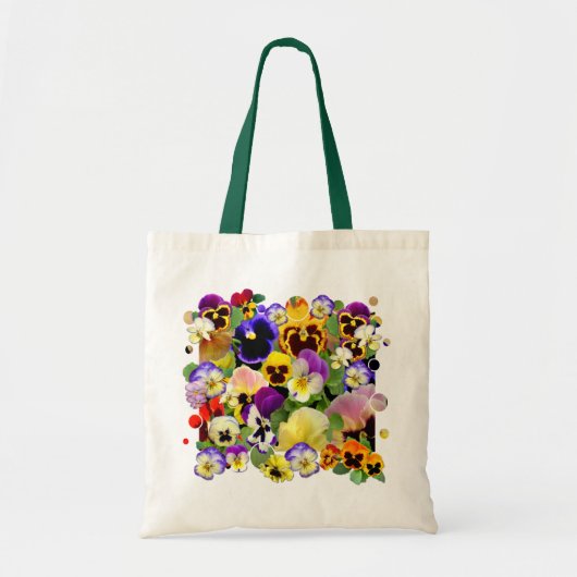 Pansy Patchwork Tote Bag (Voorkant)